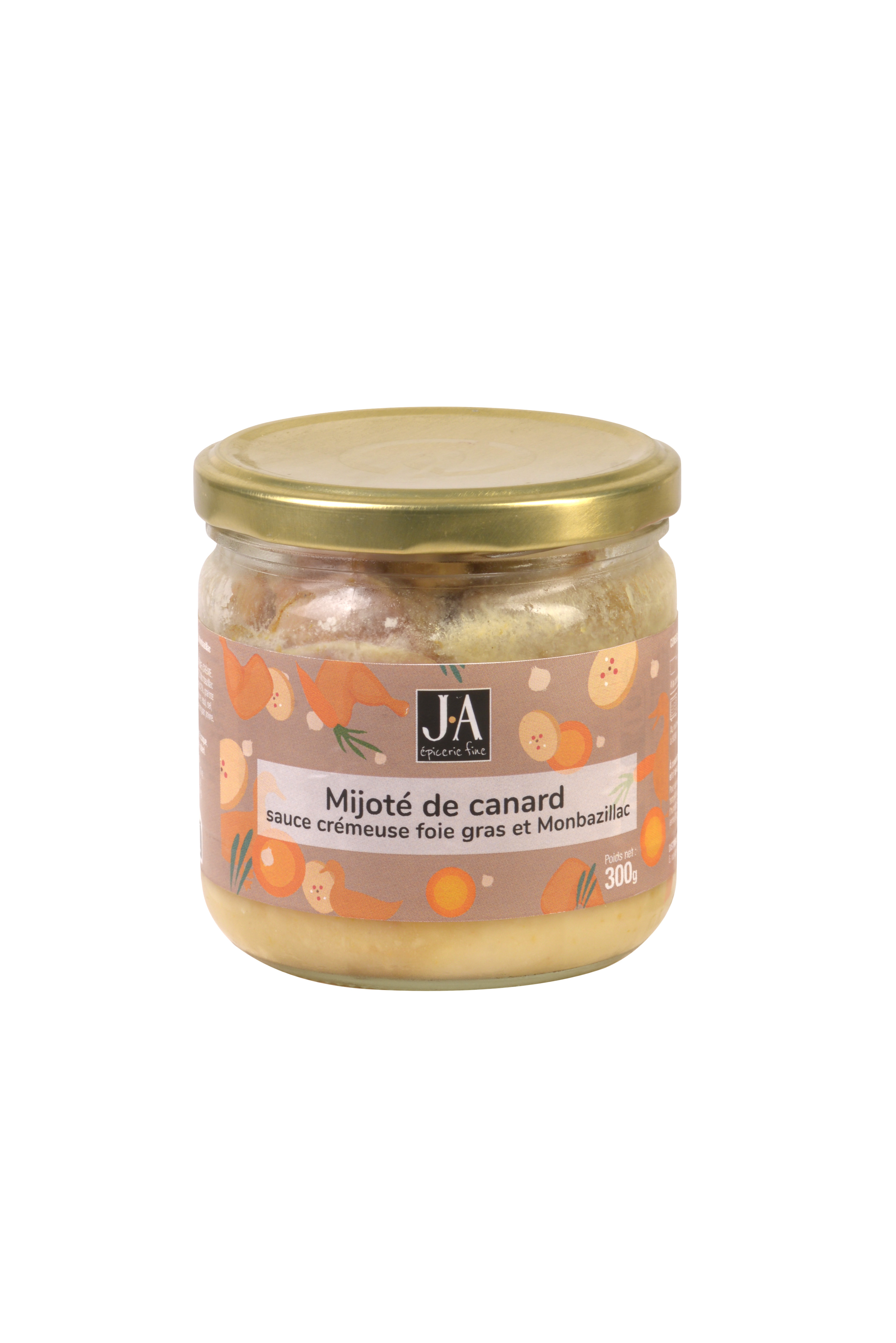 MIJOTE DE CANARD SAUCE FOIE GRAS MONBAZILLAC