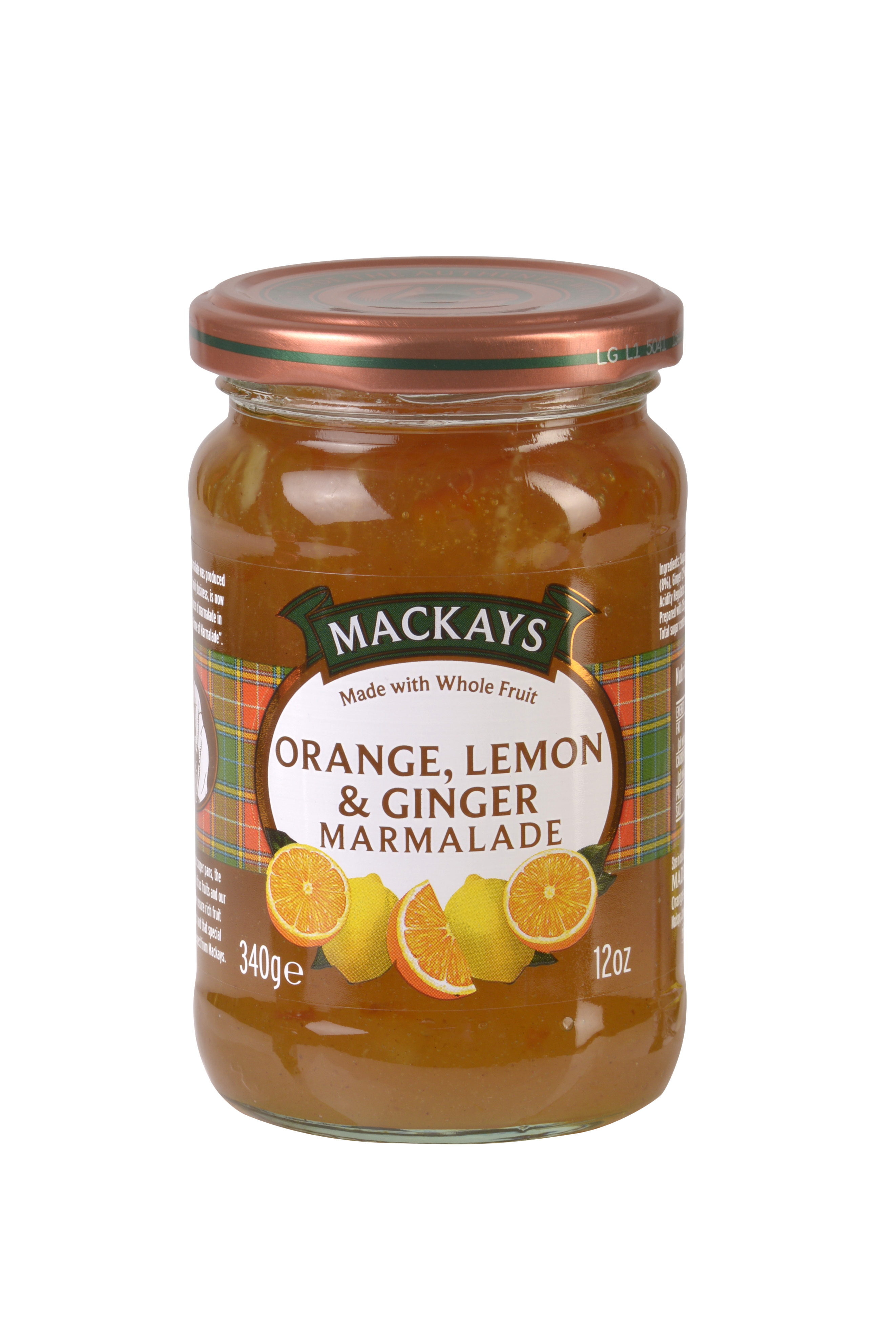 MARMELADE ORANGE CITRON GINGEMBRE
