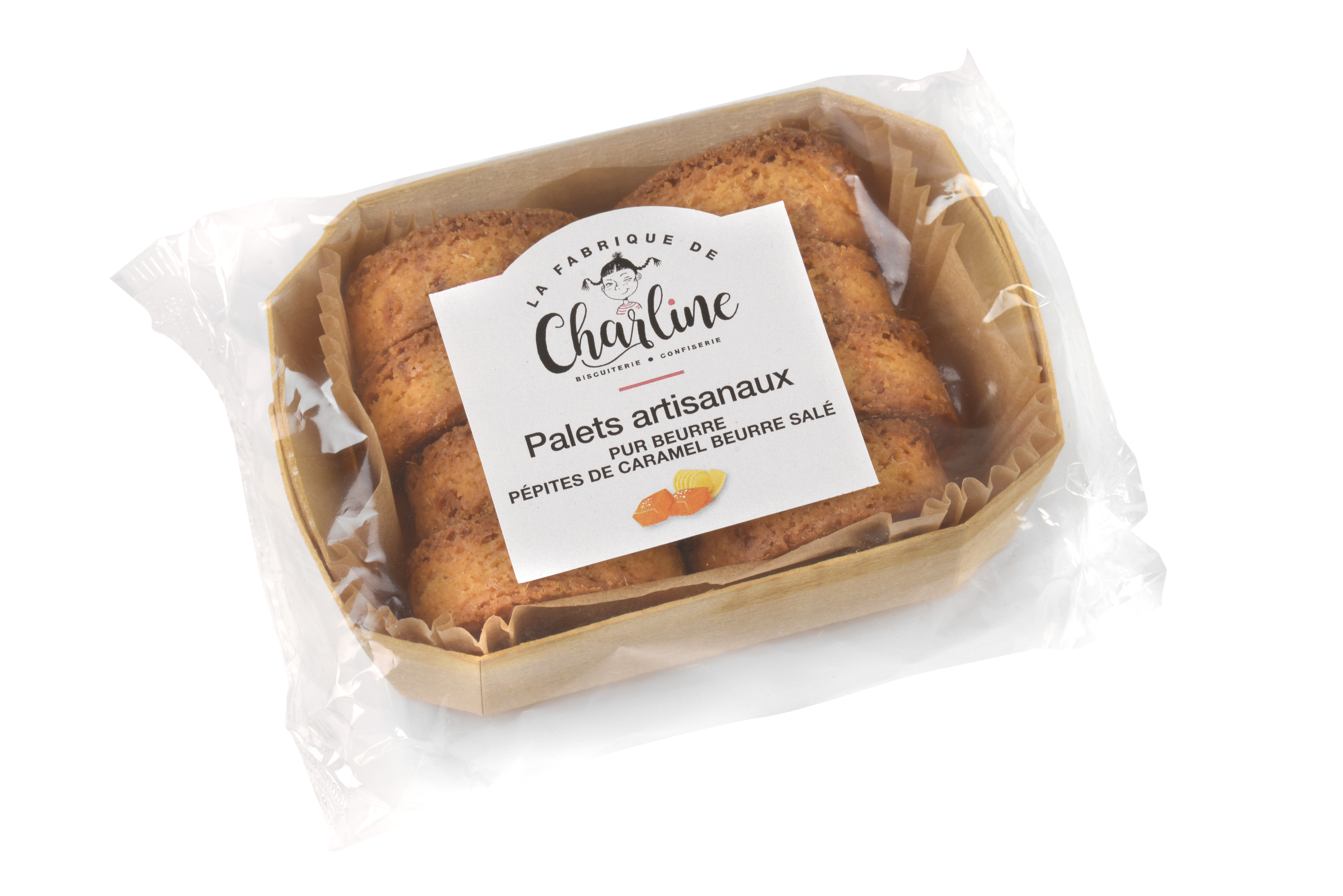 PALETS PUR BEURRE PEPITES DE CARAMEL