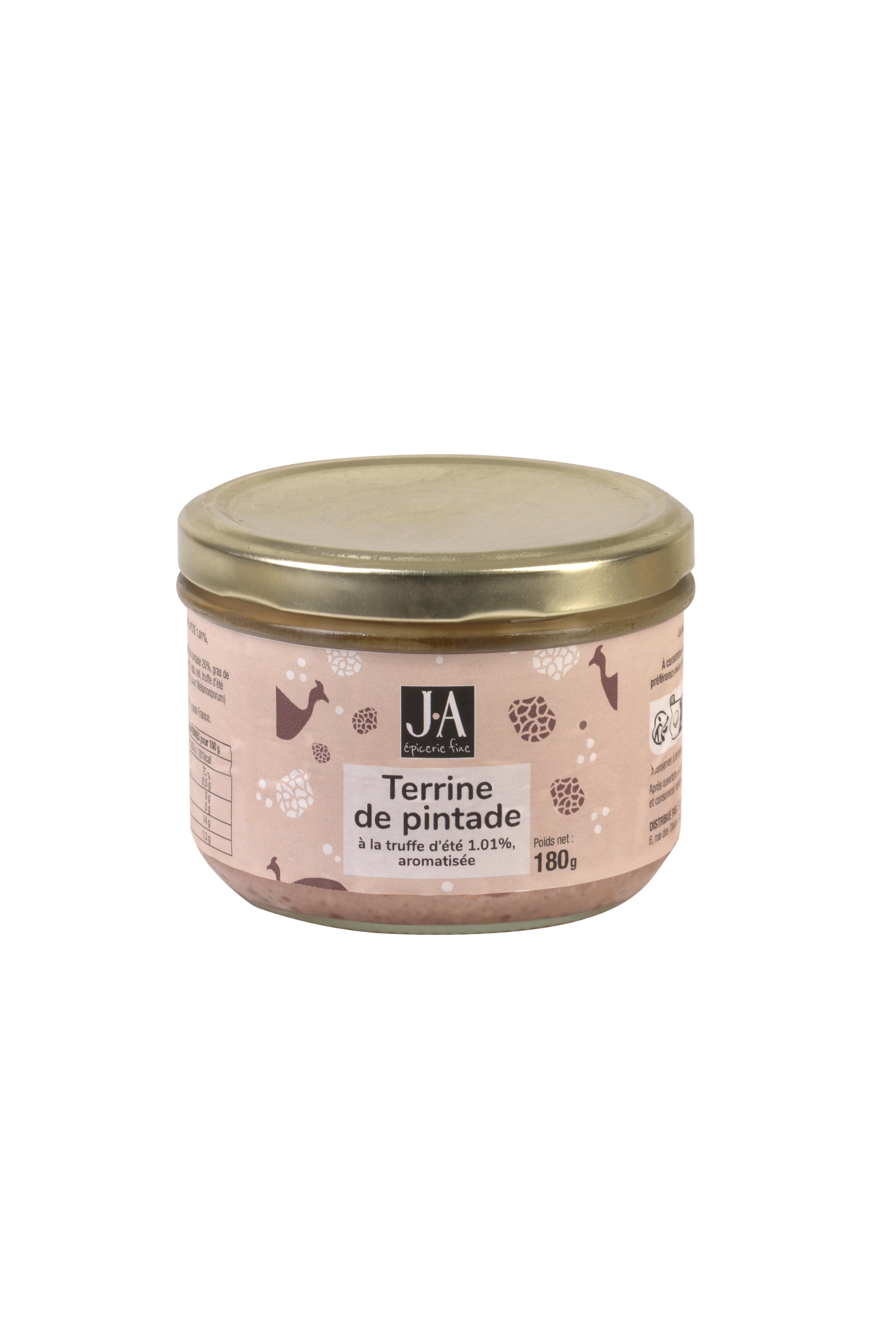 TERRINE DE PINTADE TRUFFE D'ÉTÉ