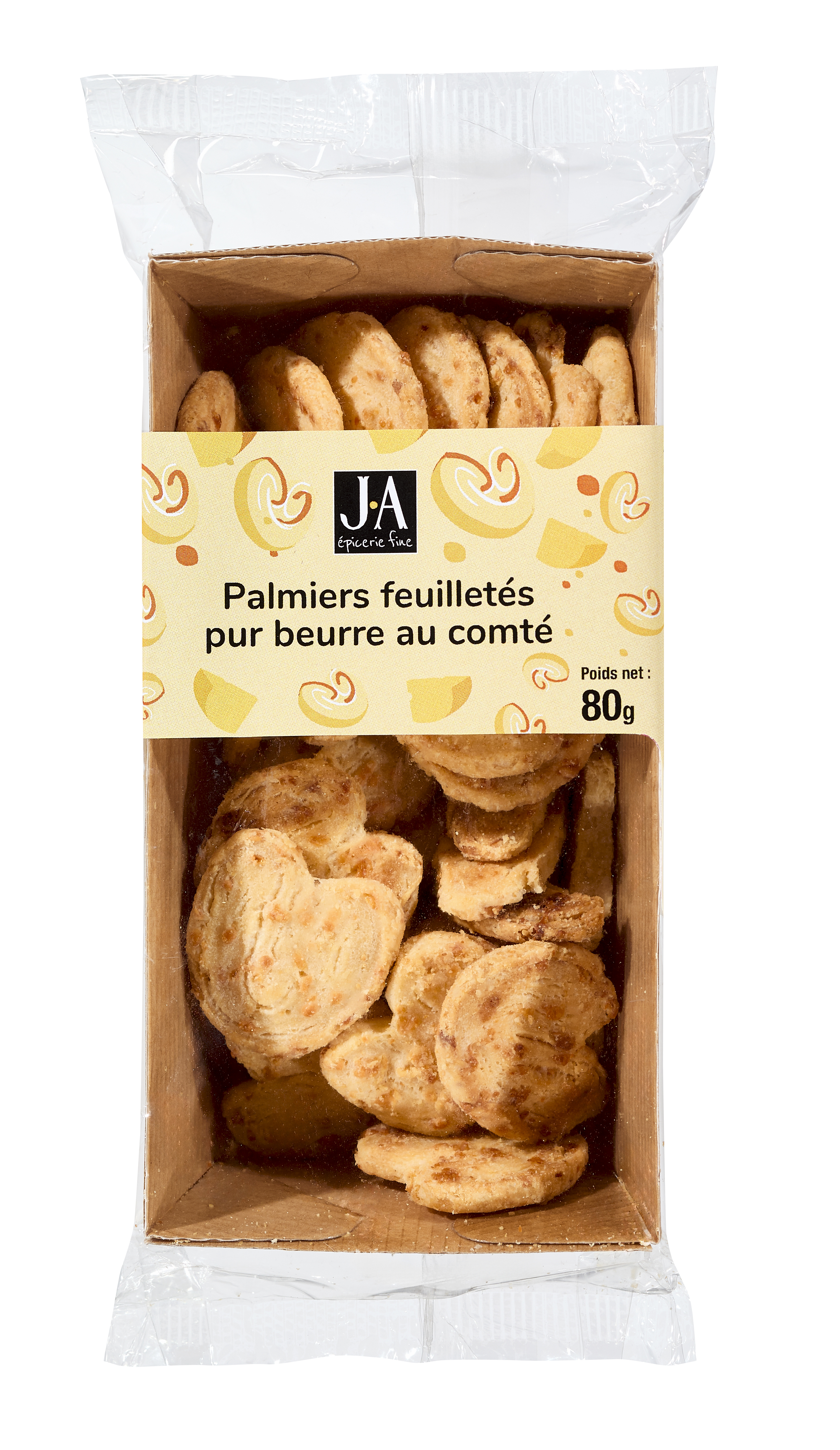 PALMIERS FEUILLETES PUR BEURRE COMTE