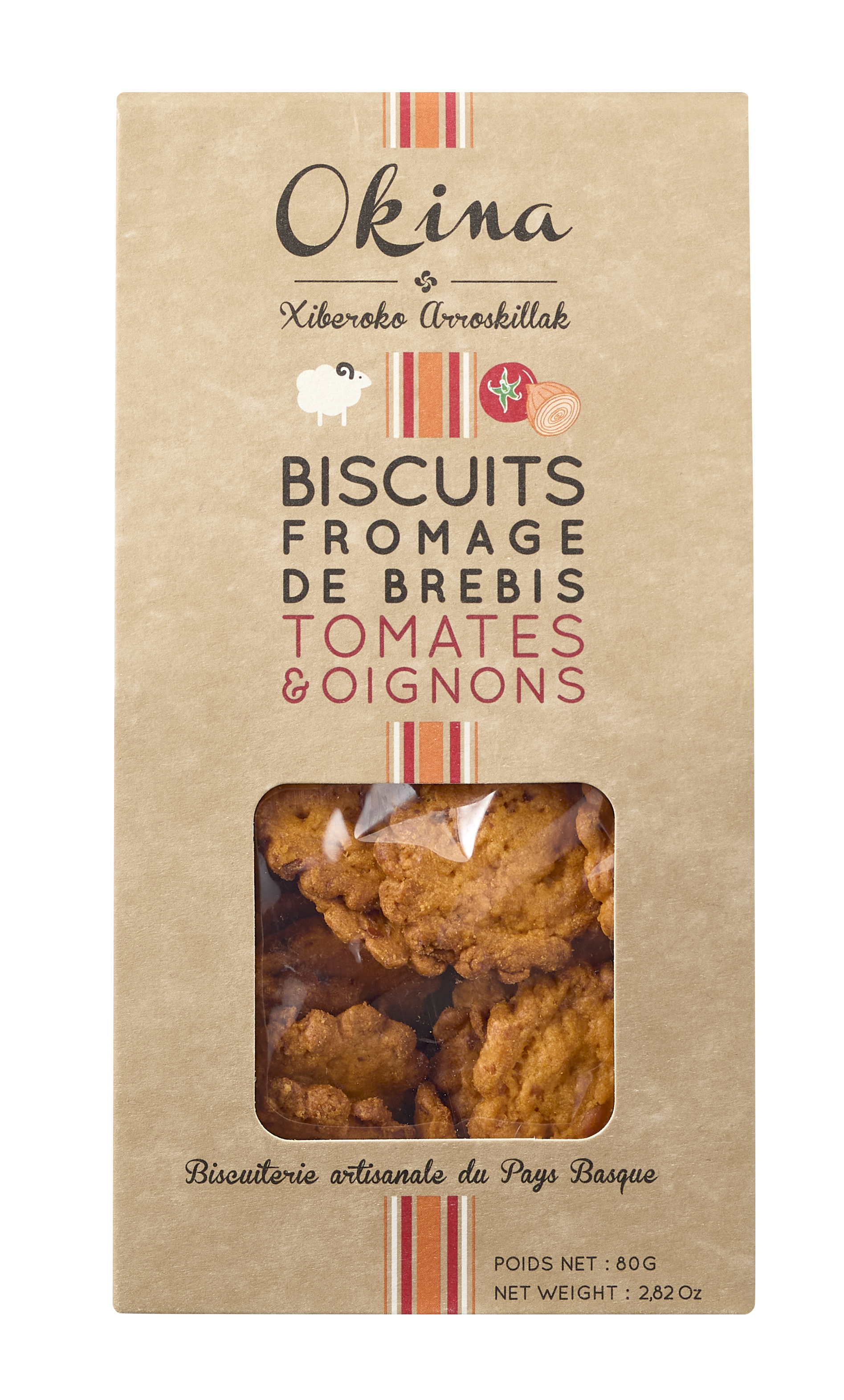 BISCUITS FROMAGE DE BREBIS TOMATES OIGNONS
