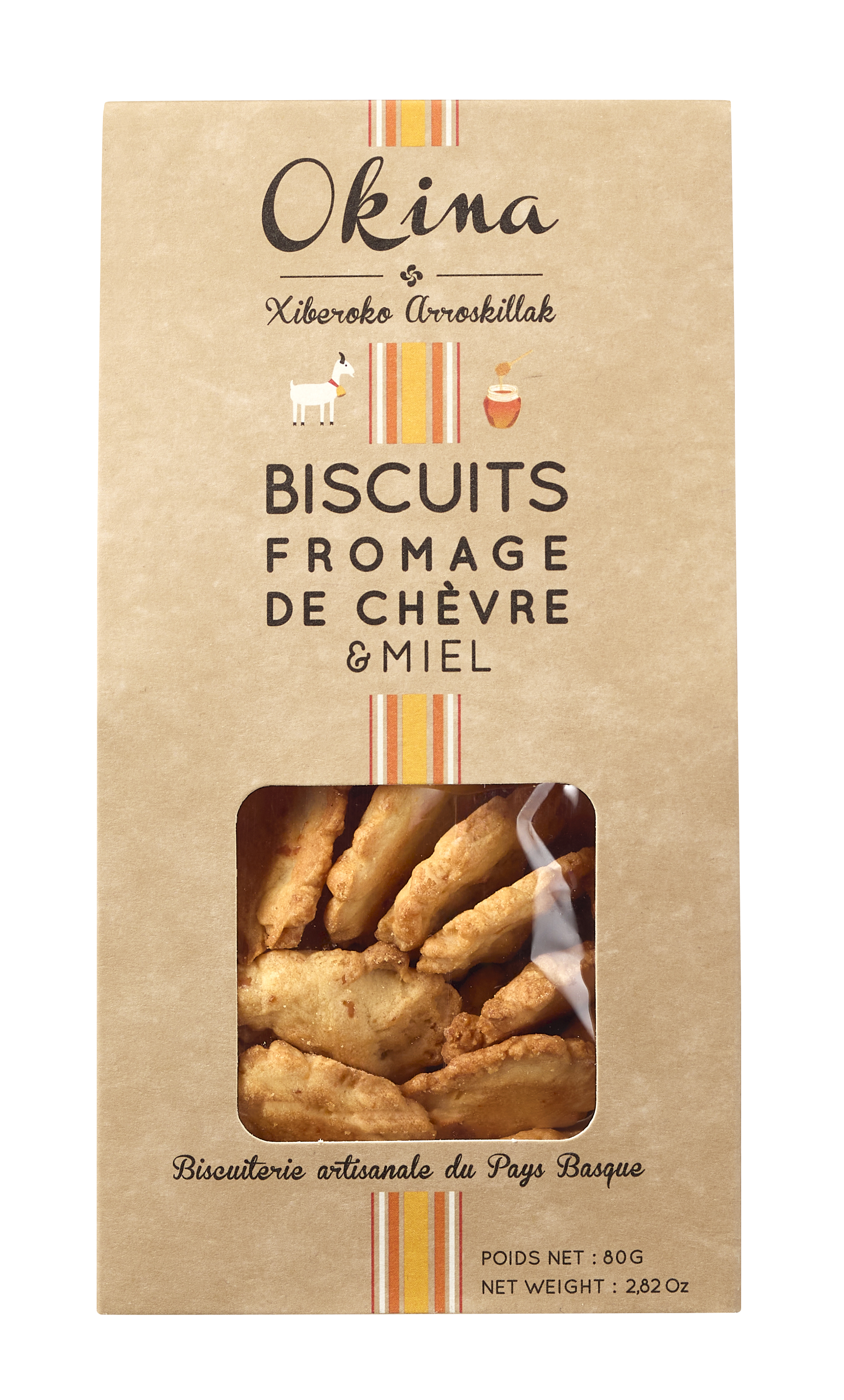 BISCUITS FROMAGE DE CHEVRE ET MIEL