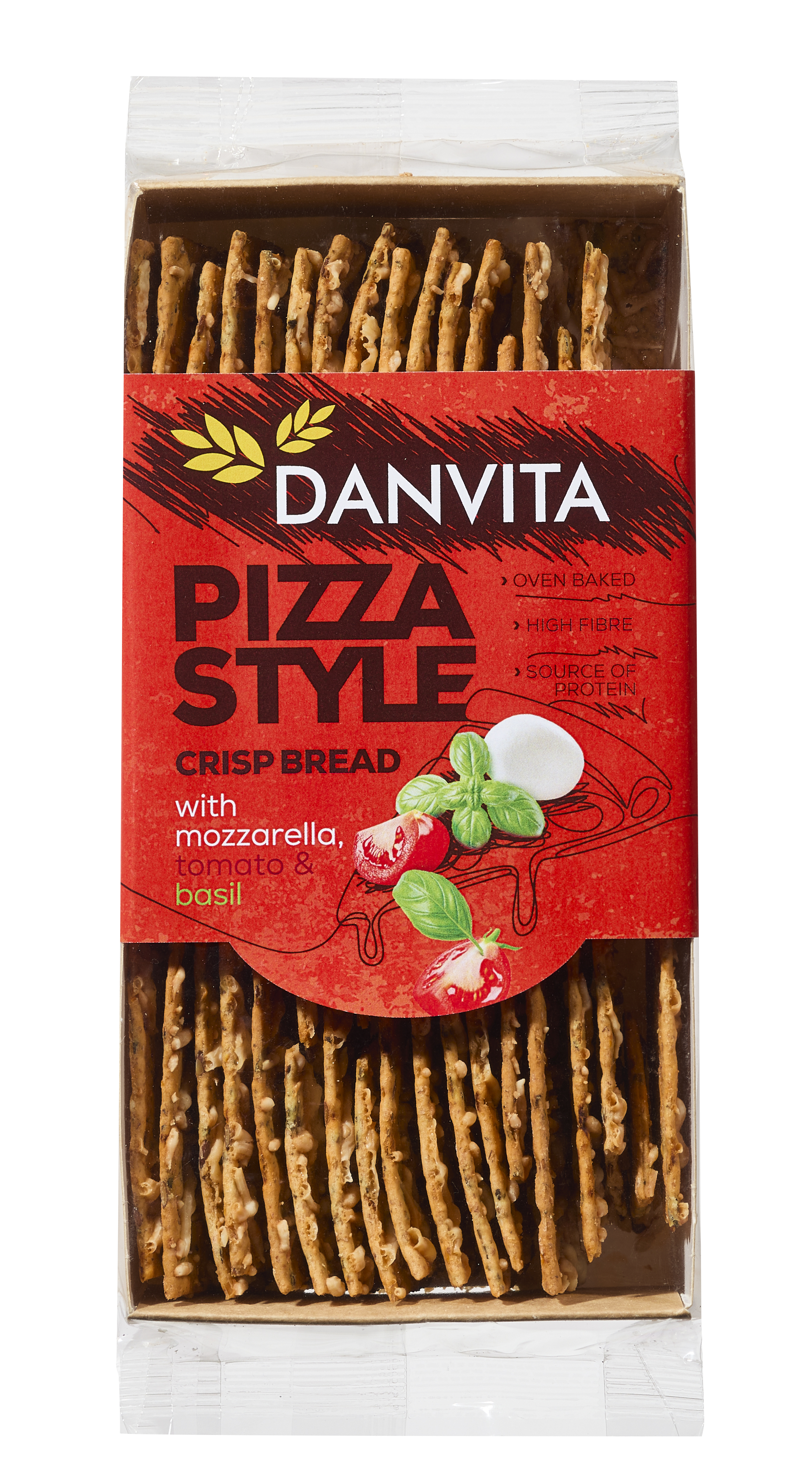 CRACKERS PIZZA STYLE MOZZARELA TOMATE BASILIC