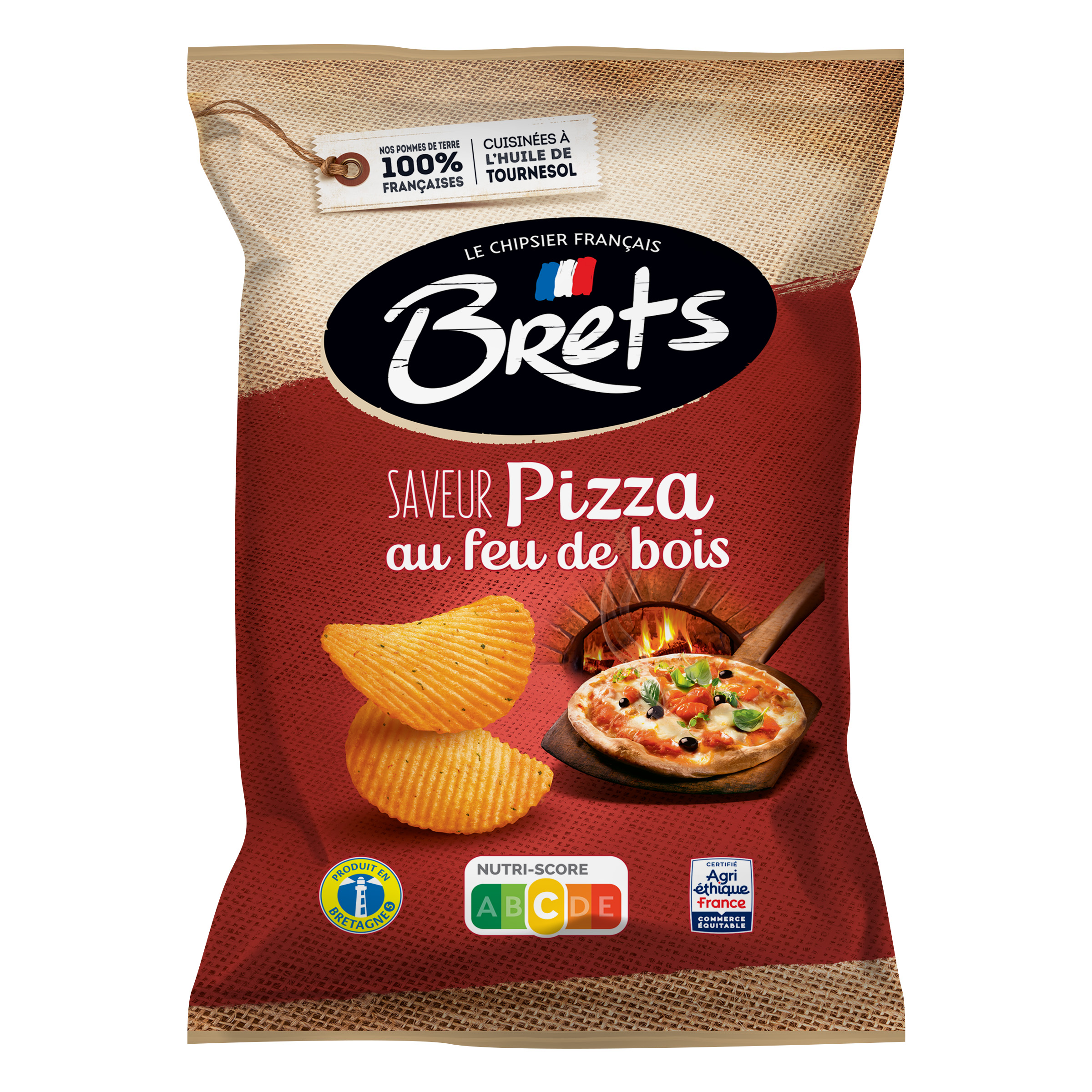 CHIPS BRETS PIZZA AU FEU DE BOIS 