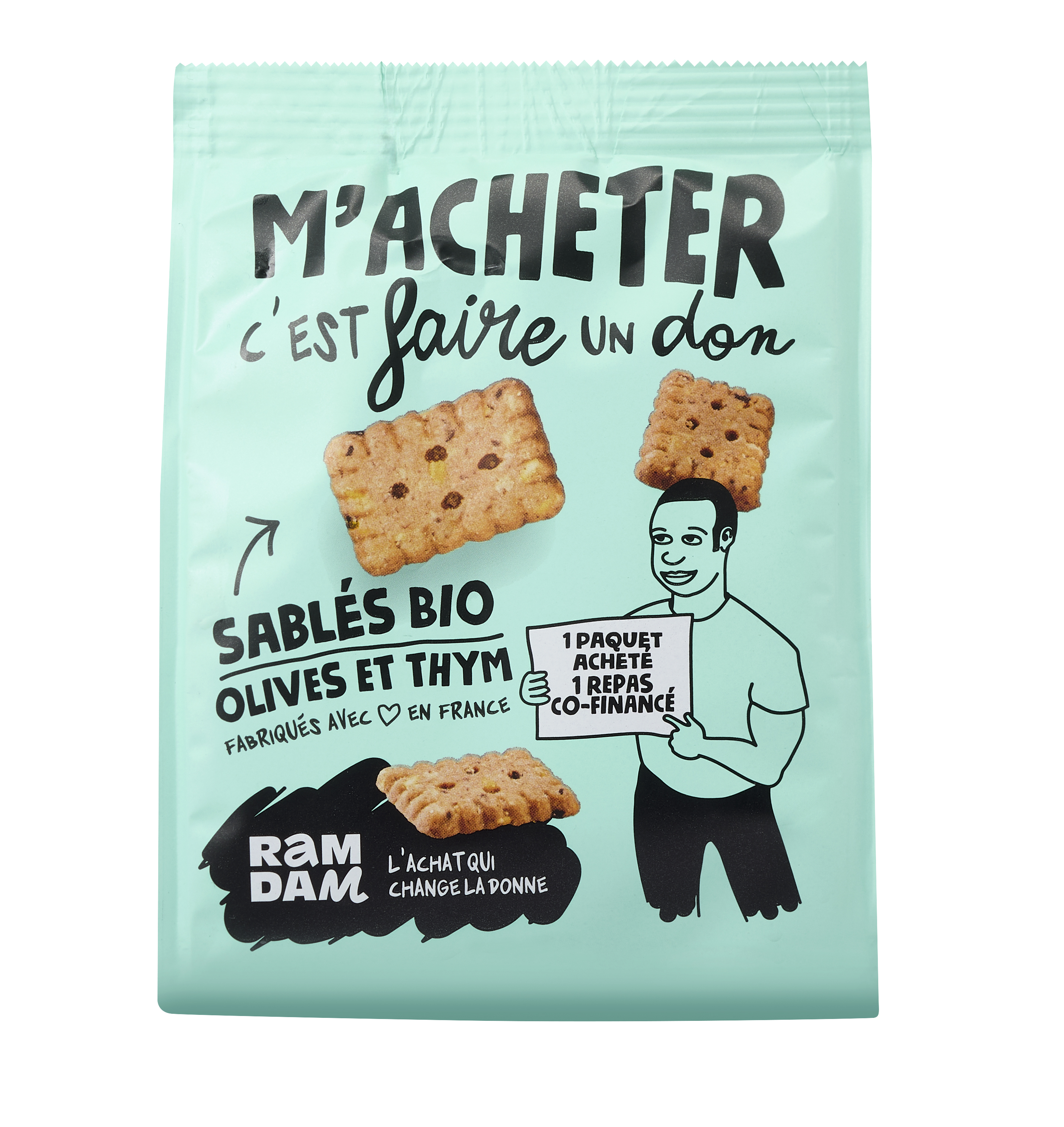 SABLES BIO OLIVES THYM