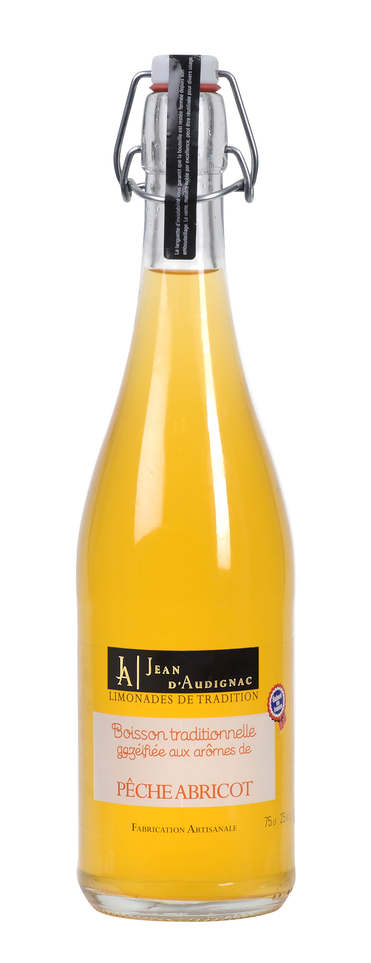 BOISSON TRADITIONNELLE GAZEIFIEE AROME PECHE ABRICOT