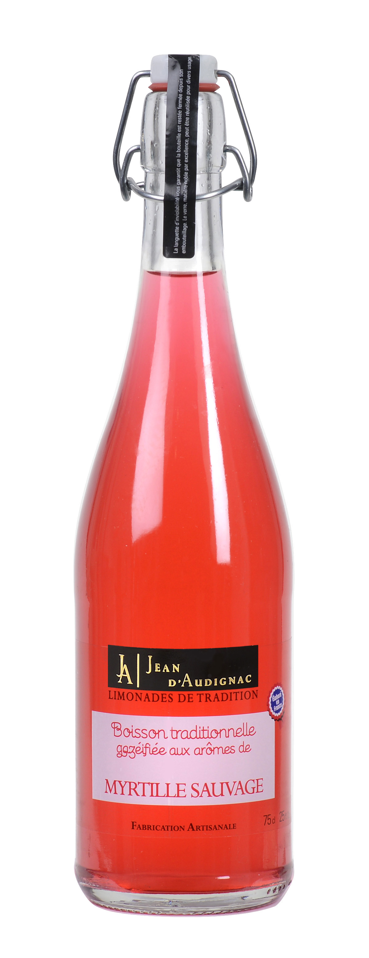 BOISSON TRADITIONNELLE GAZEIFIEE AROME MYRTILLE SAUVAGE