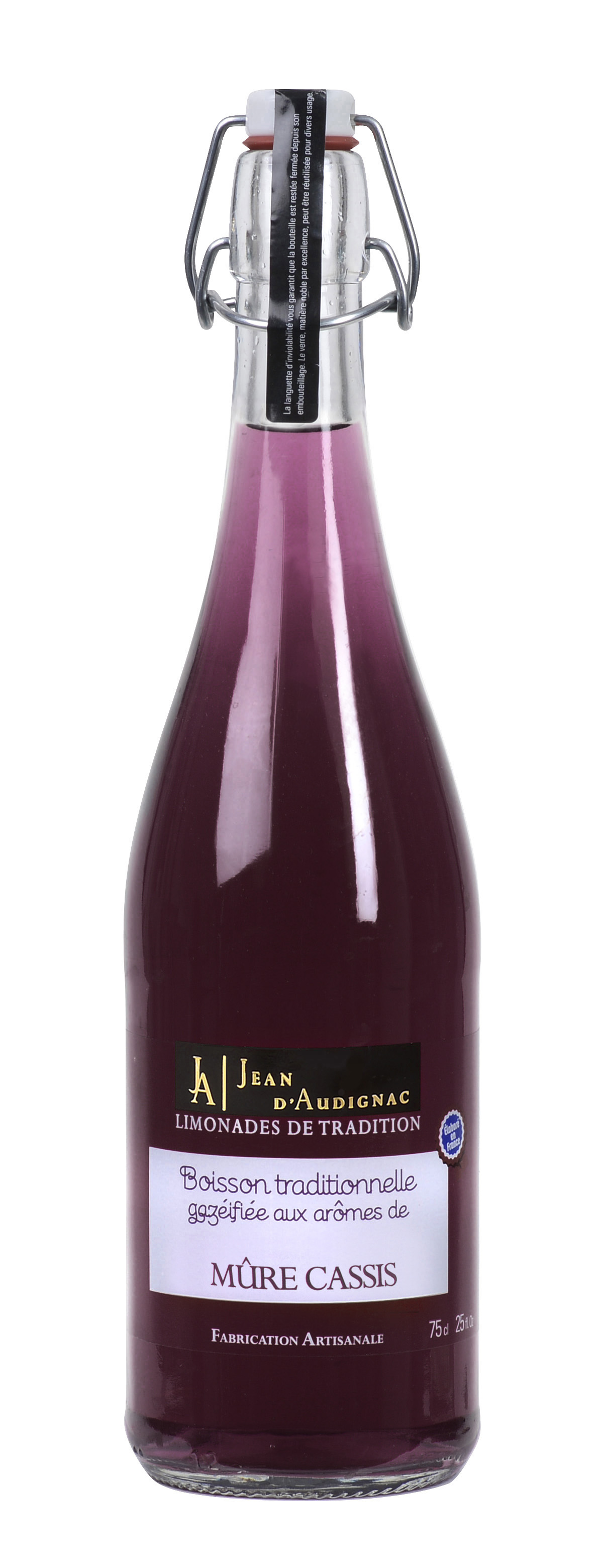 BOISSON TRADITIONNELLE GAZEIFIEE AROME MURE CASSIS