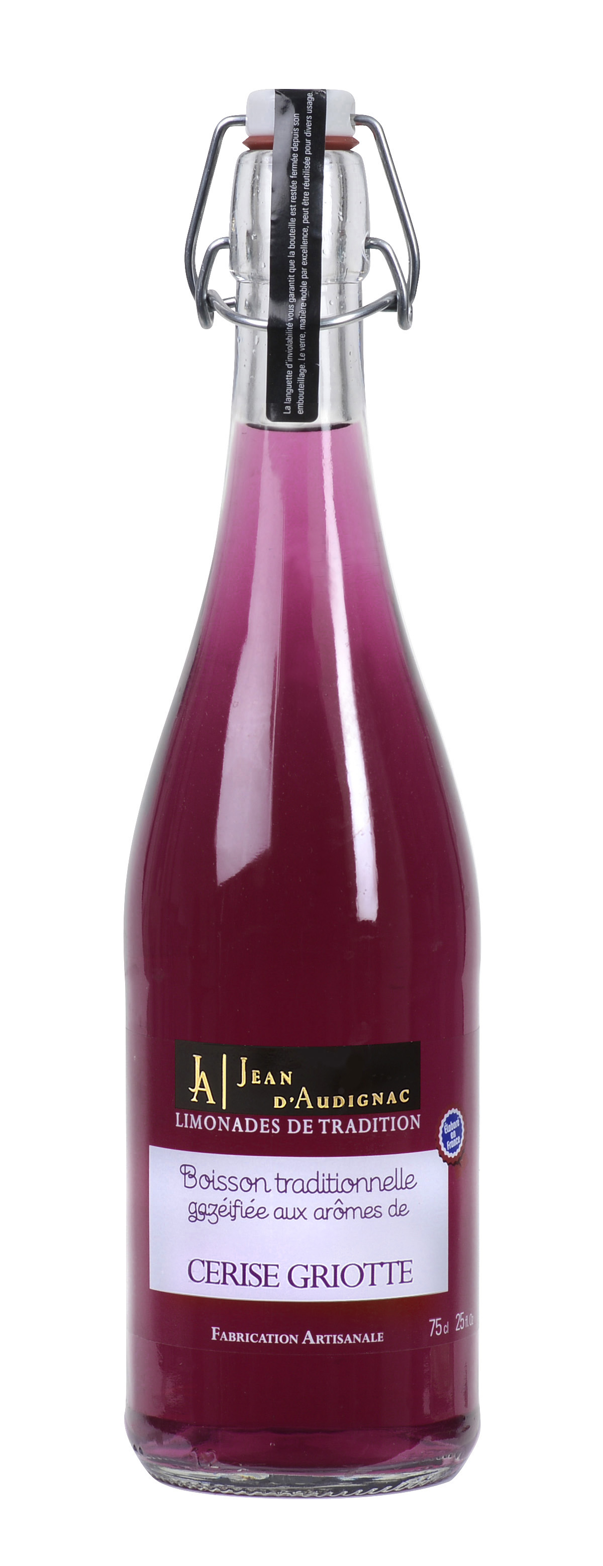 BOISSON TRADITIONNELLE GAZEIFIEE AROME CERISE GRIOTTE