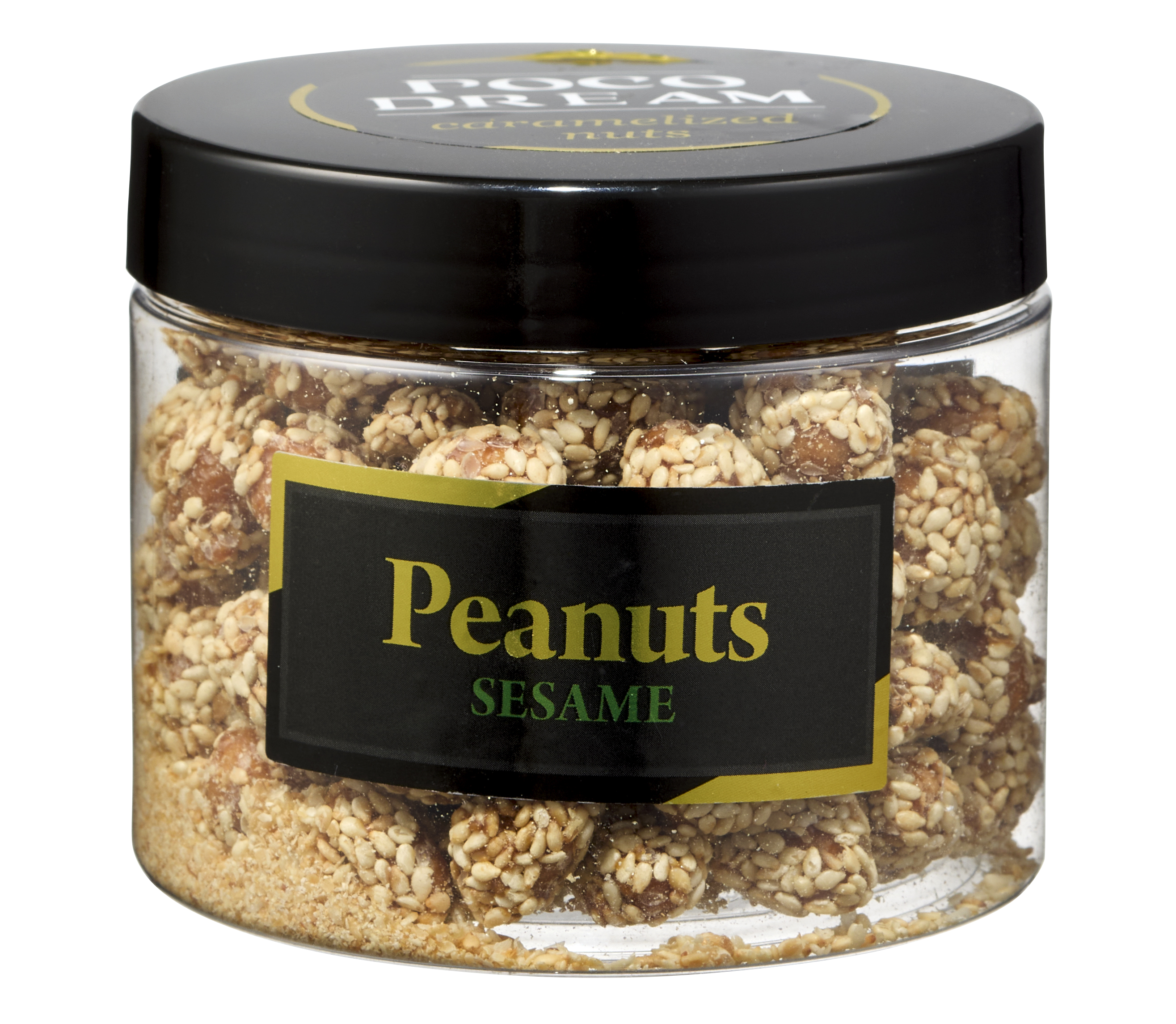 CACAHUETES CARAMELISEES ENROBEES GRAINES SESAME