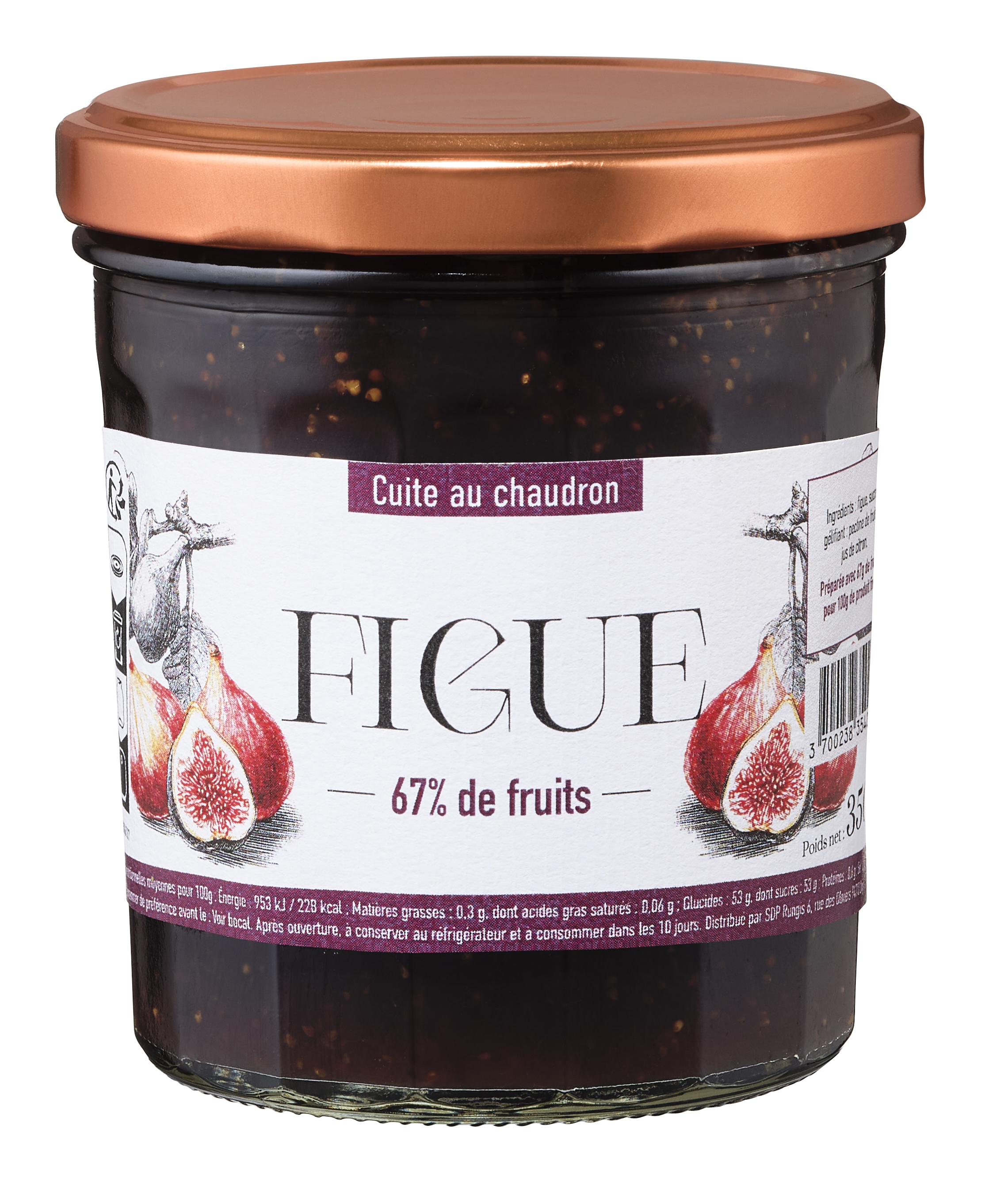 FIGUE CUITE AU CHAUDRON 67% DE FRUITS