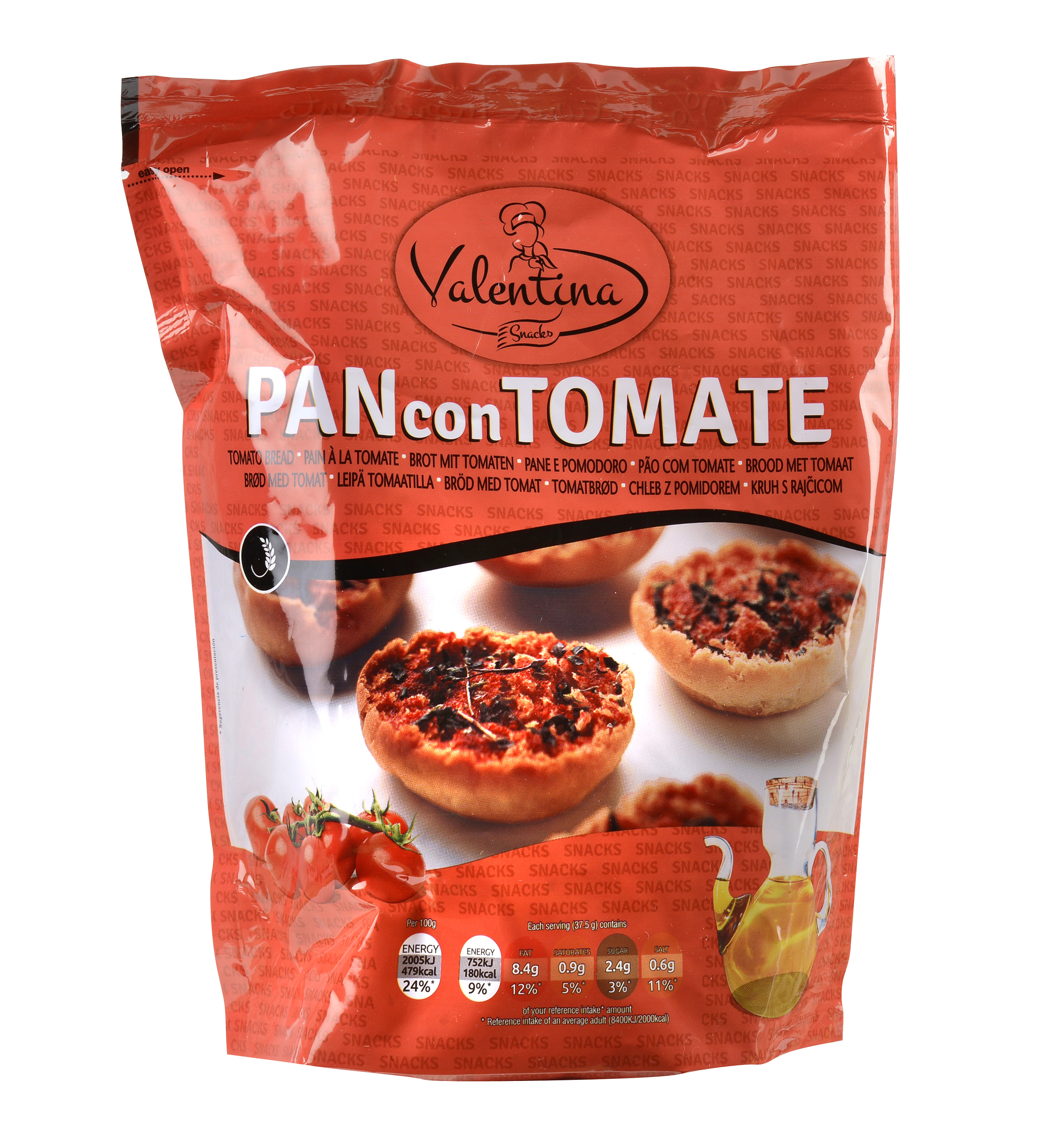 PAN TOSTADO A LA TOMATE