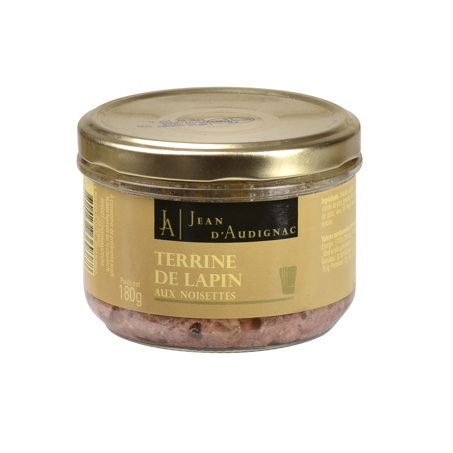 TERRINE DE LAPIN AUX NOISETTES