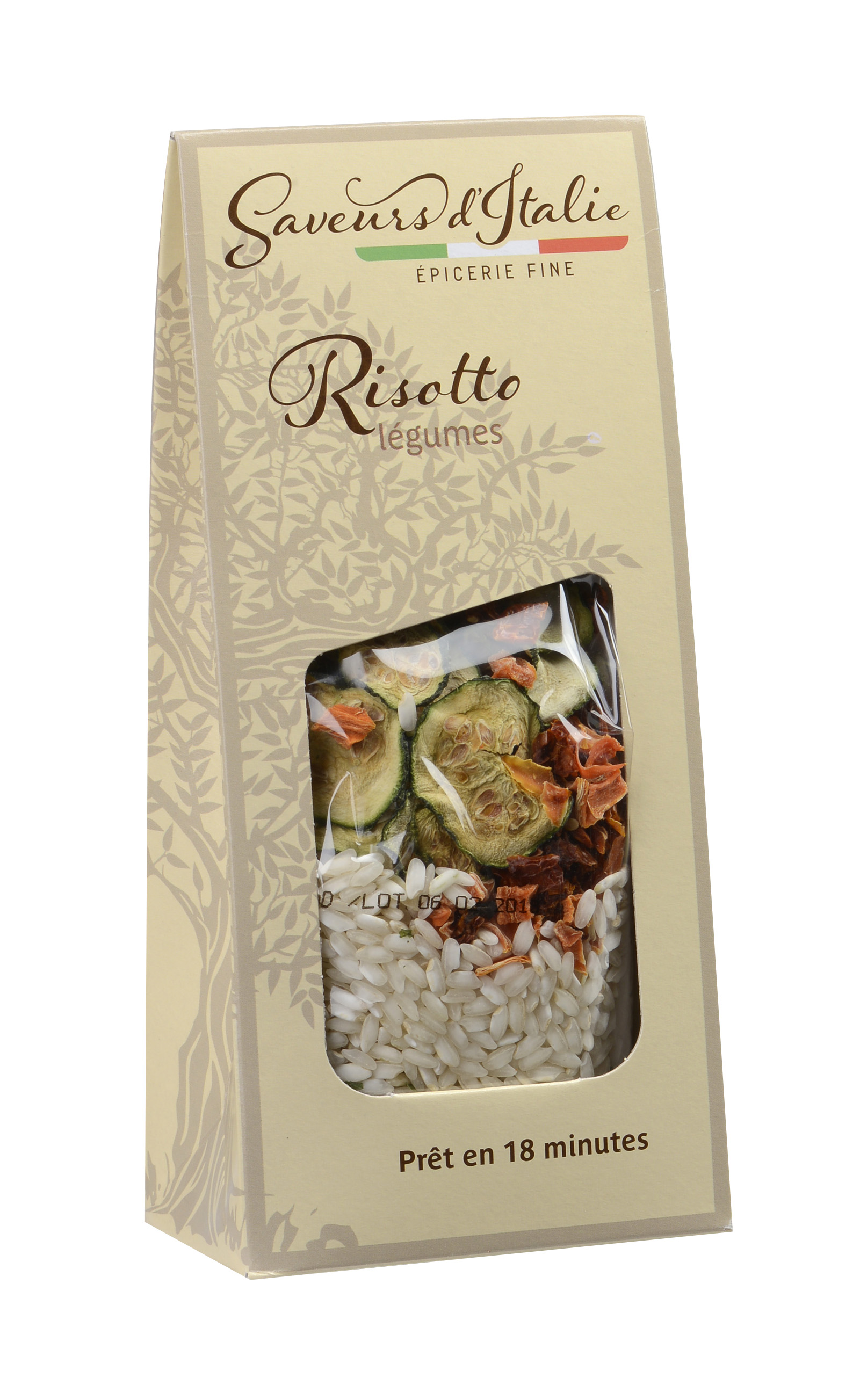 RISOTTO AVEC RIZ CARNAROLI ET LEGUMES 