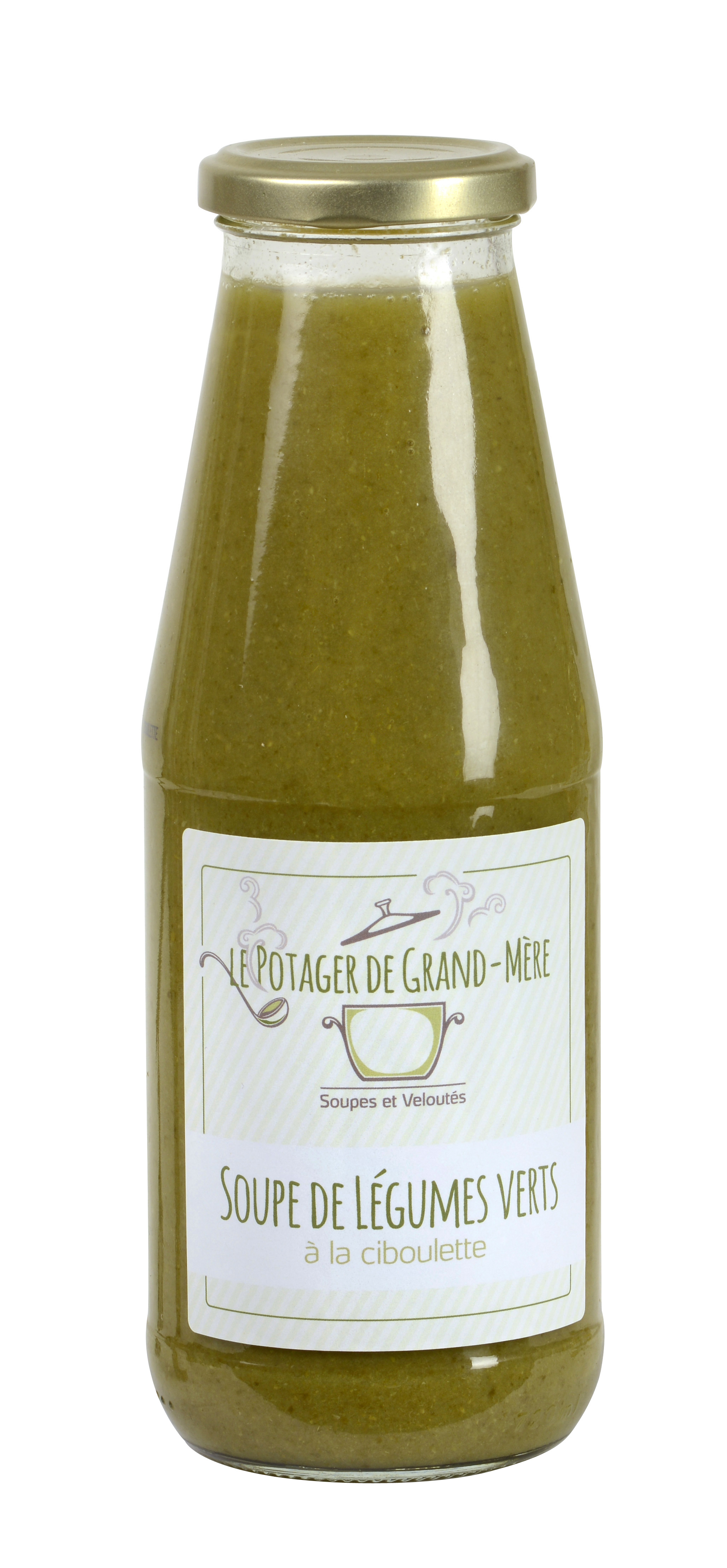 SOUPE DE LÉGUMES VERTS À LA CIBOULETTE