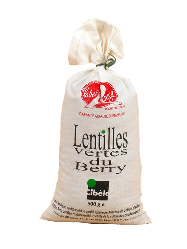 LENTILLES DU BERRY LABEL ROUGE ET IGP