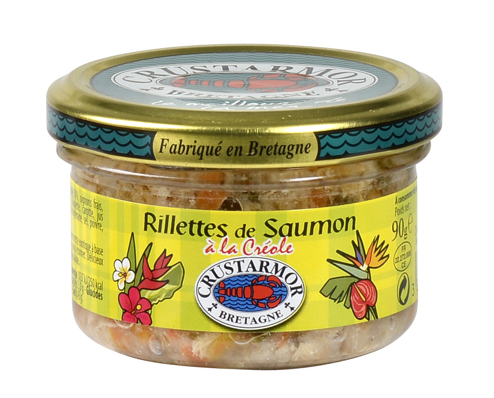 RILLETTES DE SAUMON A LA CREOLE