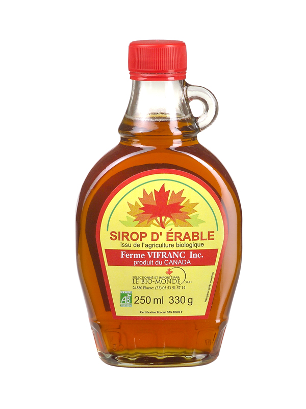 SIROP D'ERABLE BIO