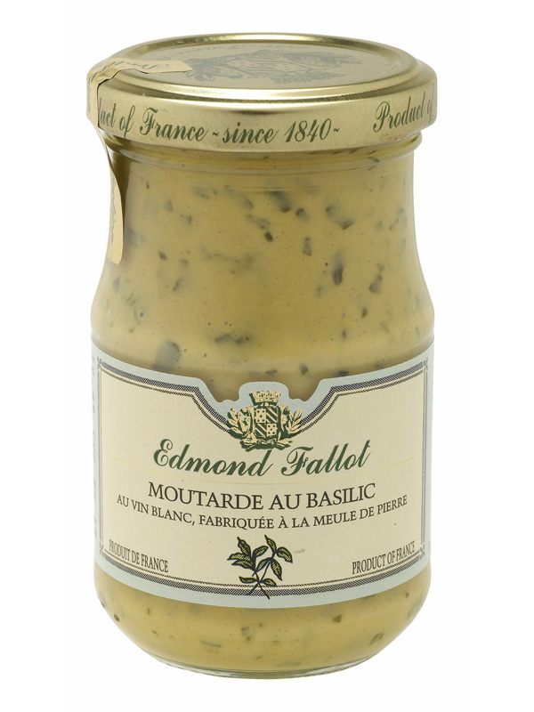 MOUTARDE AU BASILIC