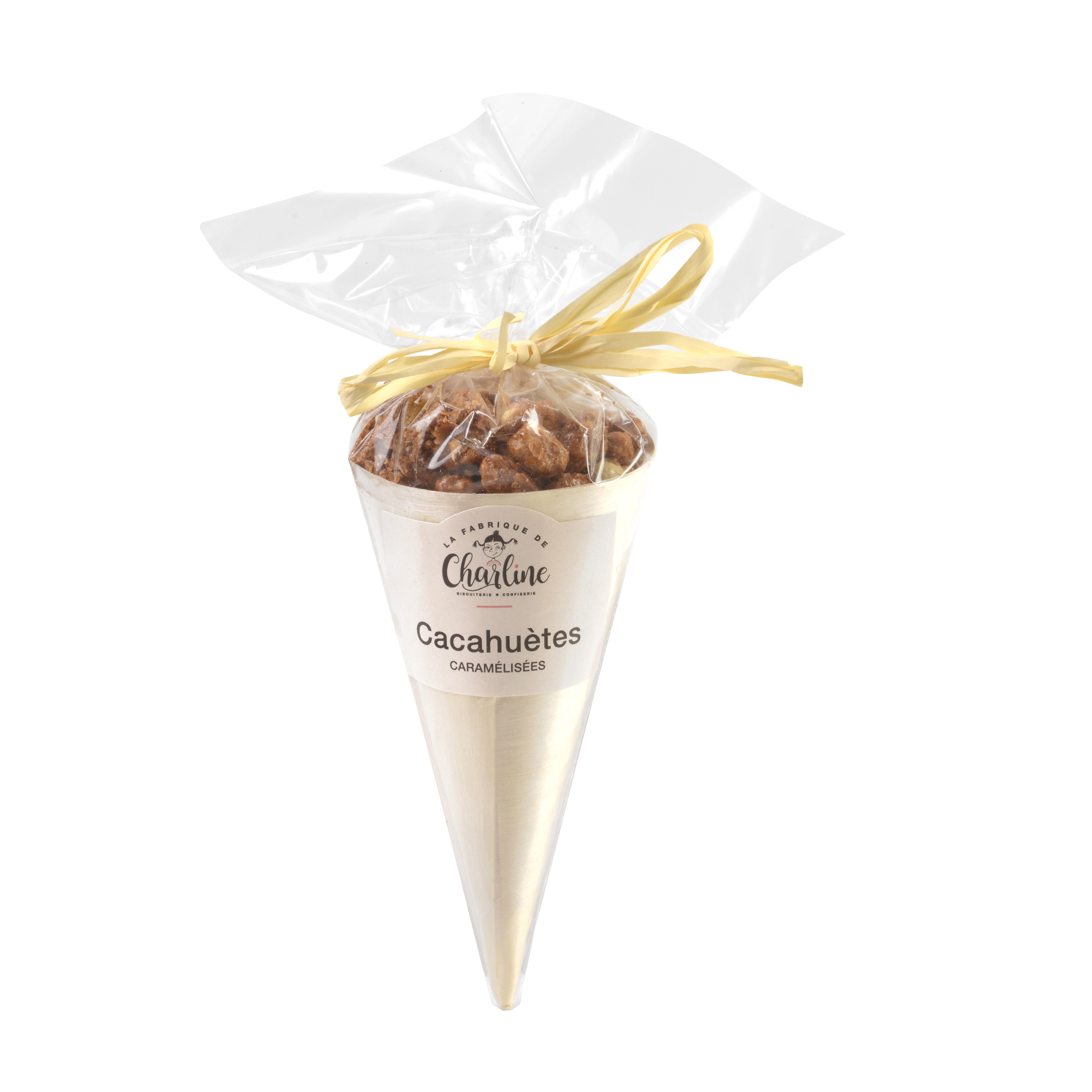CORNET DE CACAHUÈTES CARAMÉLISÉES