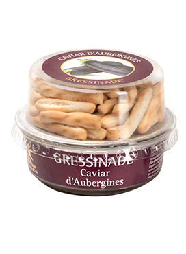 Gressinade caviar d'aubergine