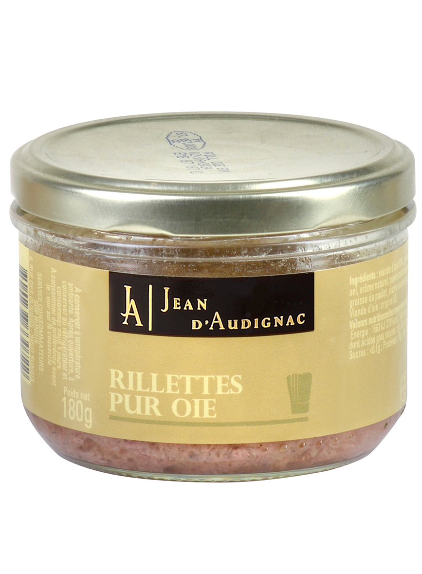 Rillettes pure oie de chez Jean d'Audignac